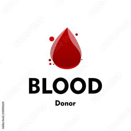 Blood Donor Logo designs template, Blood donation logo vector icon illustration