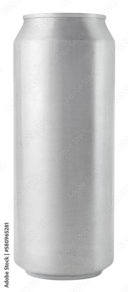 Top view of 500 ml aluminum beer can isolated on transparent background Top view of 500 ml aluminum beer can isolated on transparent background
