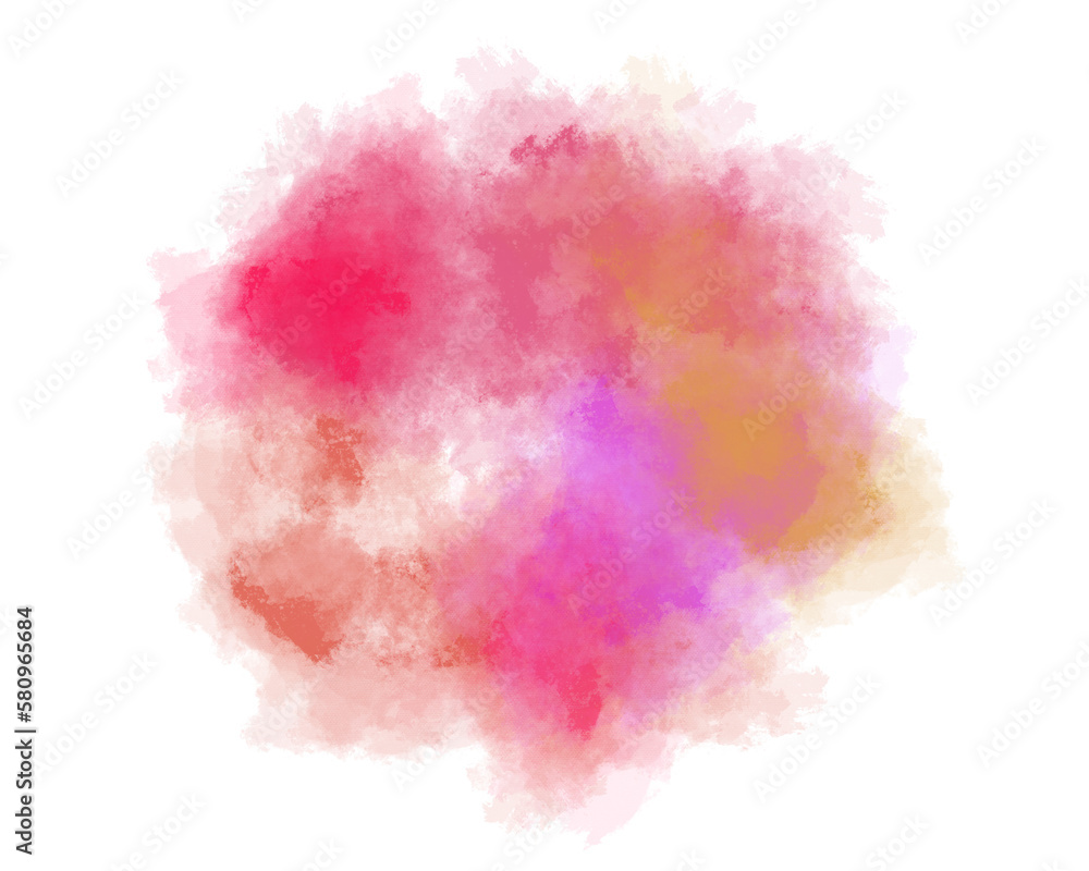 Pink abstract watercolor hand painted background, for logo backgrounds.