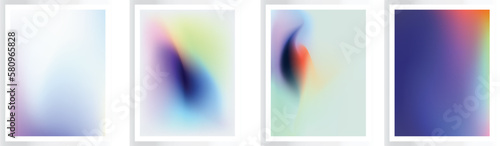 Modern soft mesh gradient vector, digital vibrant colorful background in  elegant bright blur texture, dynamic abstract cover, banner, card, flyer, poster design template, EPS file