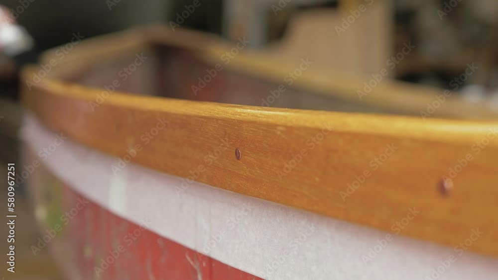 Danish oiled Teak Hardwood Gunwales Danish oiled Teak Hardwood Gunwales