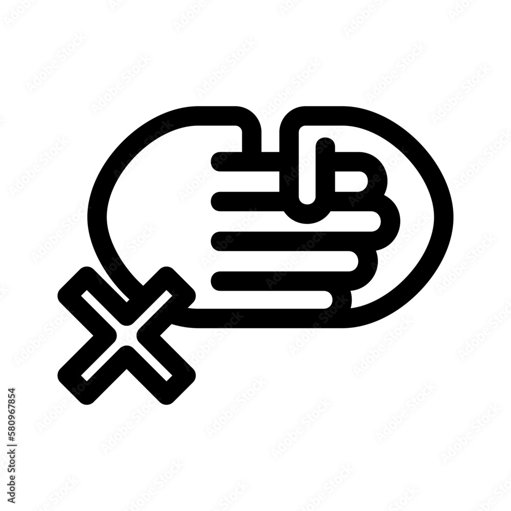 no handshake icon or logo isolated sign symbol vector illustration - high quality black style vector icons
no handshake icon or logo isolated sign symbol vector illustration - high quality black style vector icons