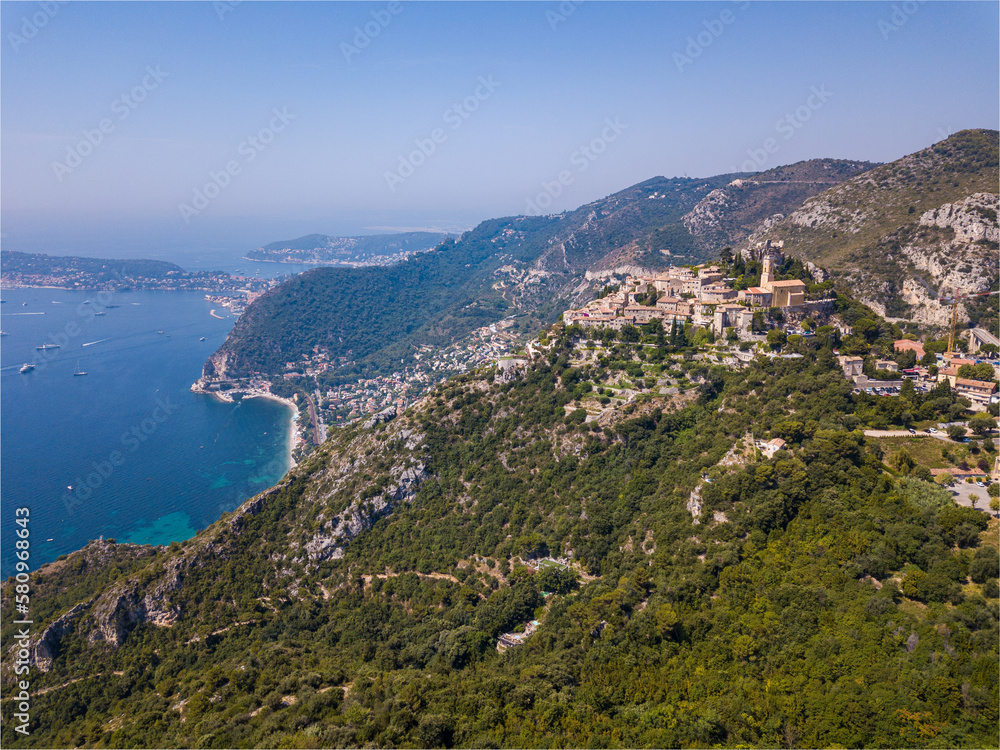 View of Èze, Provence-Alpes-Côte d'Azur, France