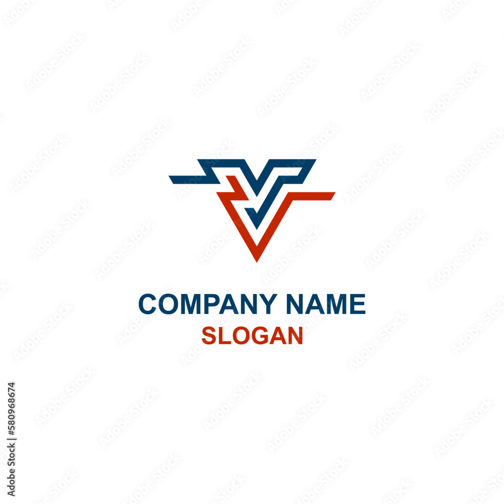 V or VV letter initial logo, alphabetical letter in unique shape. V or VV letter initial logo, alphabetical letter in unique shape.