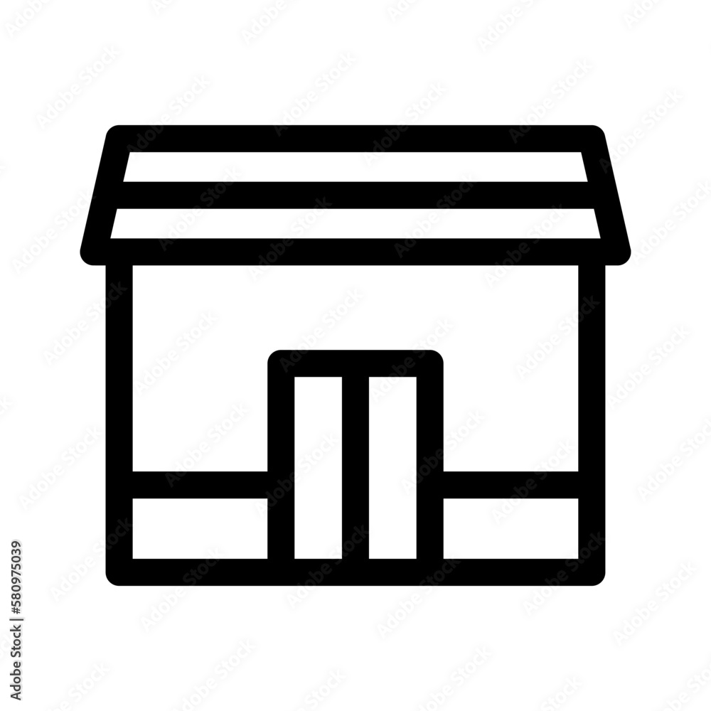 shop icon or logo isolated sign symbol vector illustration - high quality black style vector icons
