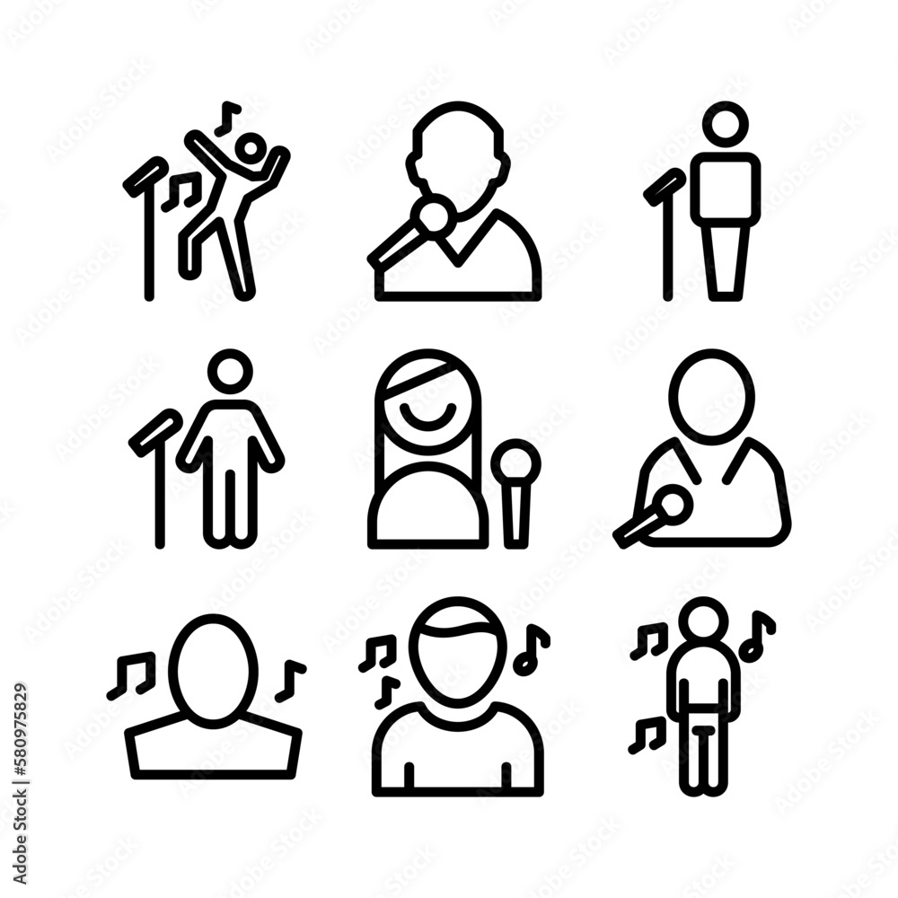 singer icon or logo isolated sign symbol vector illustration - high quality black style vector icons
singer icon or logo isolated sign symbol vector illustration - high quality black style vector icons