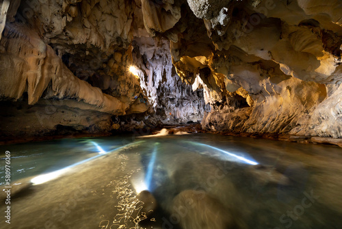 View Inside the beautiful Mo Ga Cave in Vo Nhai district, Thai Nguyen