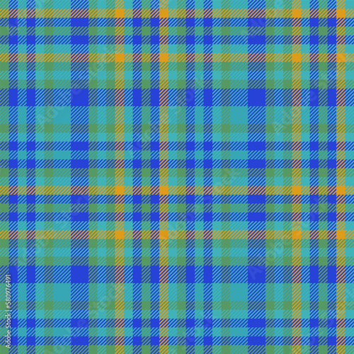 Vector plaid tartan. Seamless pattern textile. Texture check background fabric.