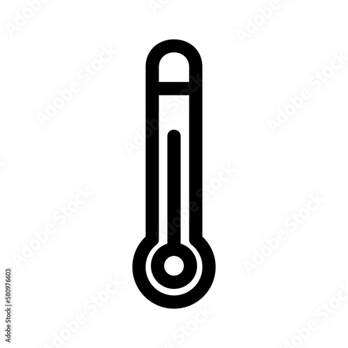 thermometer icon or logo isolated sign symbol vector illustration - high quality black style vector icons
