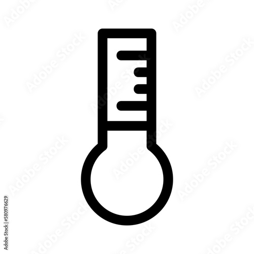thermometer icon or logo isolated sign symbol vector illustration - high quality black style vector icons

