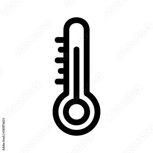thermometer icon or logo isolated sign symbol vector illustration - high quality black style vector icons
