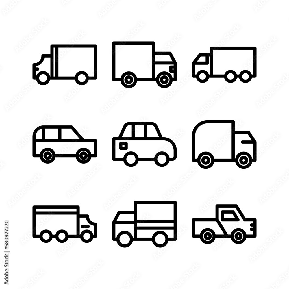 transportation icon or logo isolated sign symbol vector illustration - high quality black style vector icons
