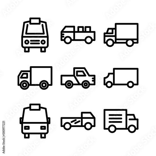 transportation icon or logo isolated sign symbol vector illustration - high quality black style vector icons
