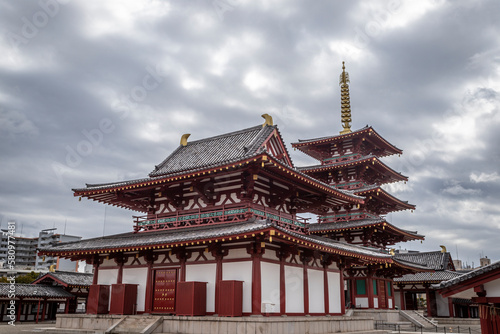 Shitenno-ji temple in Osaka.