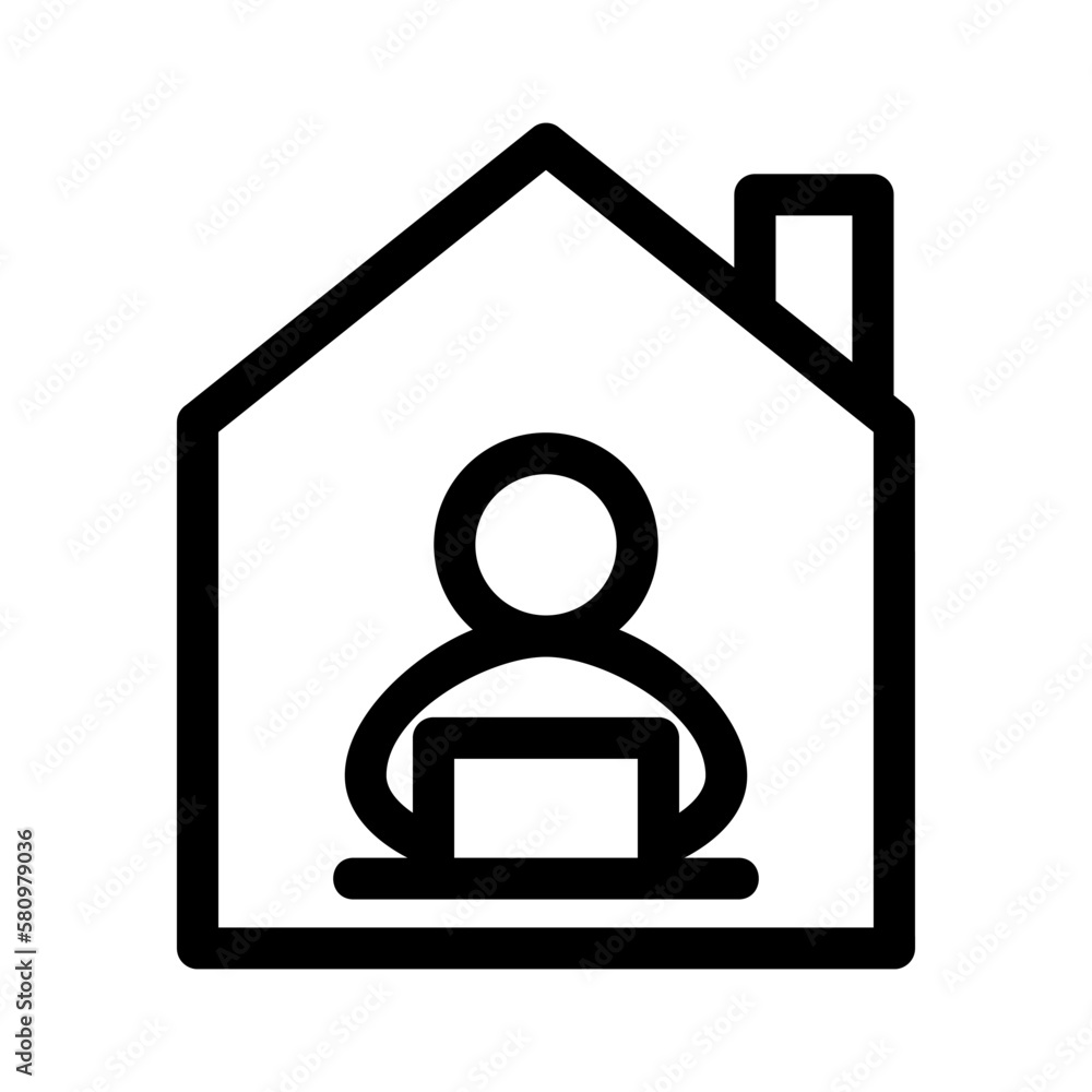 work from home icon or logo isolated sign symbol vector illustration - high quality black style vector icons
work from home icon or logo isolated sign symbol vector illustration - high quality black style vector icons