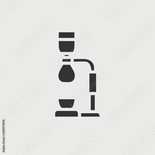 coffee brewer vectior icon illusttation