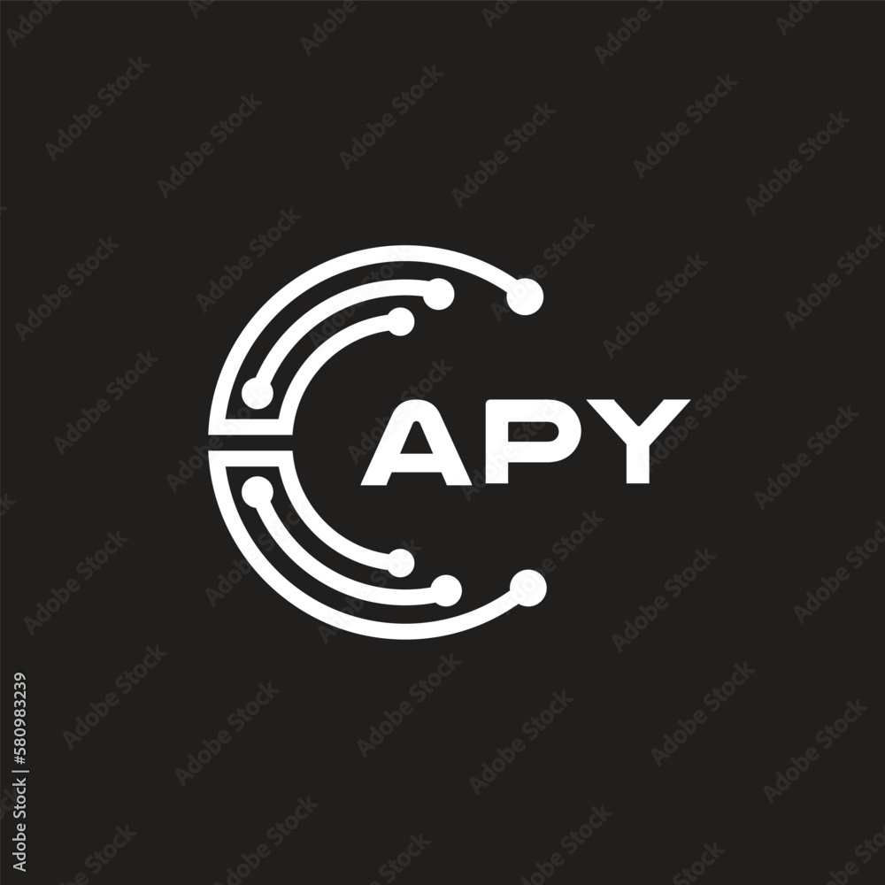 APY letter logo design on black background. APY creative initials letter logo concept. APY letter design.
APY letter logo design on black background. APY creative initials letter logo concept. APY letter design.