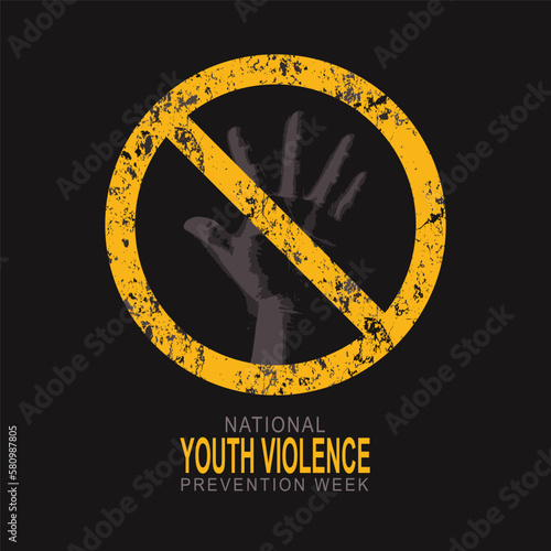 National Youth Violence Prevention Week background.