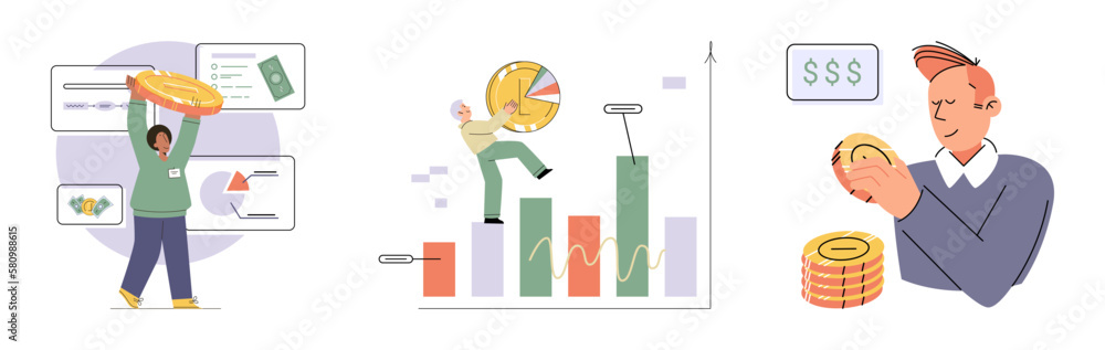 Financial consultant with documents for tax calculation. Preparing financial tax report. Accountant analyzing personal or corporate budget. Accounting process. Distribution of income and expenses Financial consultant with documents for tax calculation. Preparing financial tax report. Accountant analyzing personal or corporate budget. Accounting process. Distribution of income and expenses