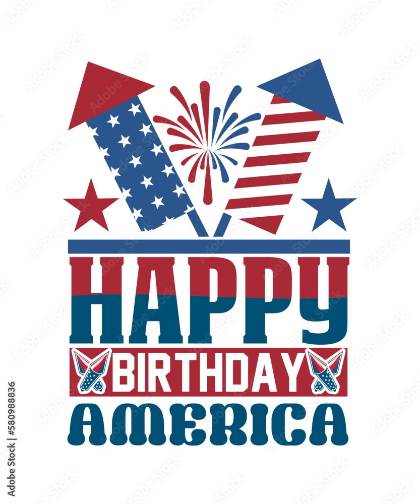 Happy Birthday America svg Happy Birthday America svg