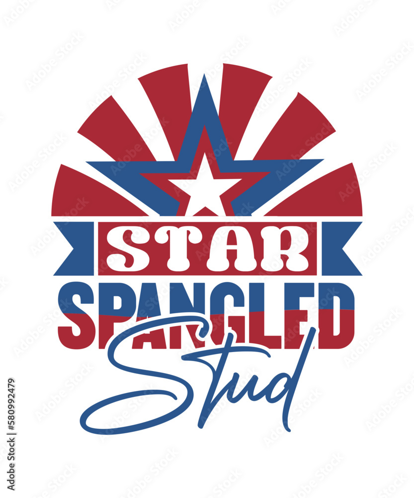 Star Spangled Stud svg