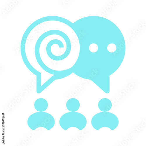 talking