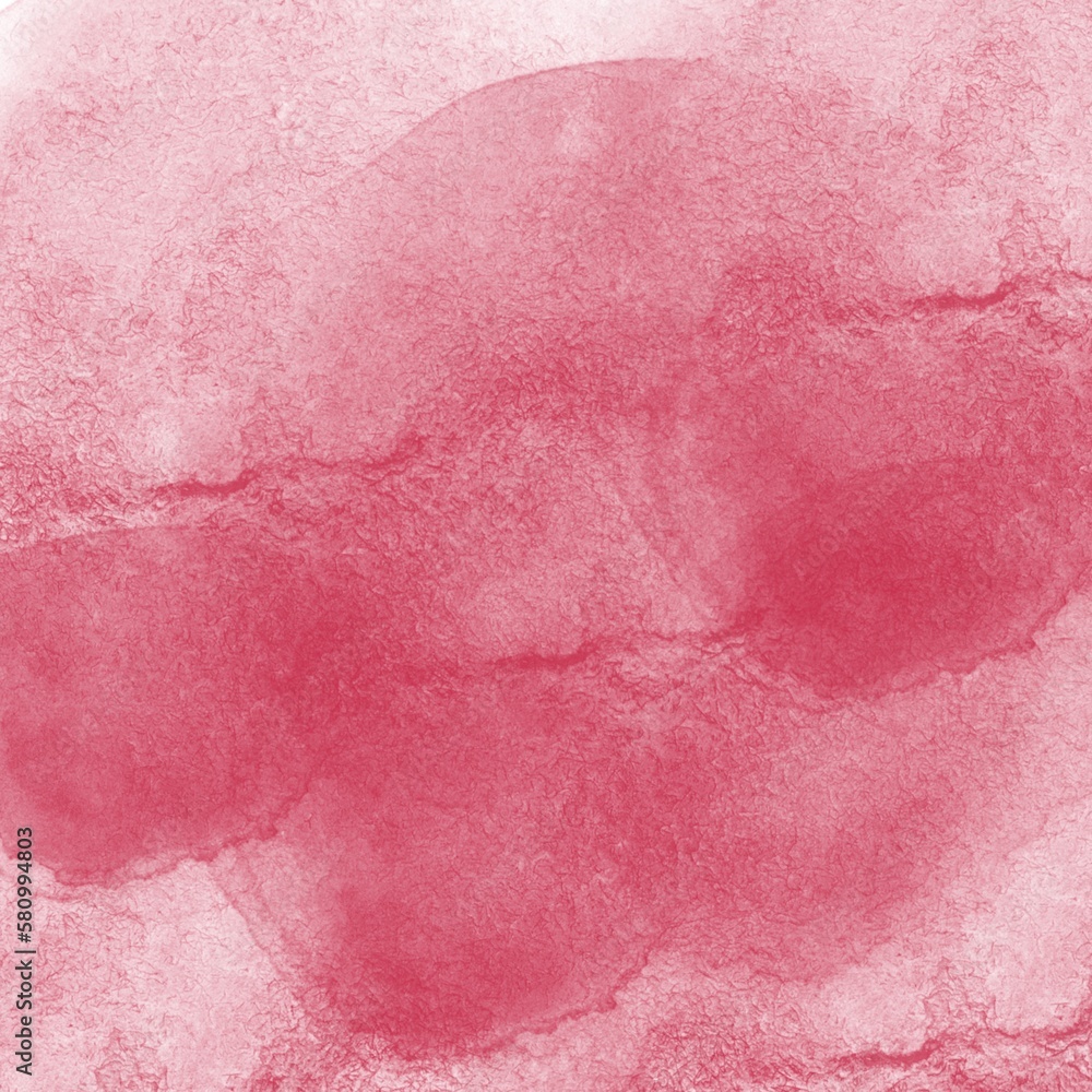 Fototapeta premium Red Abstract Watercolor Background 