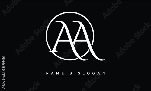 AA  Abstract  Letters  Logo  Monogram