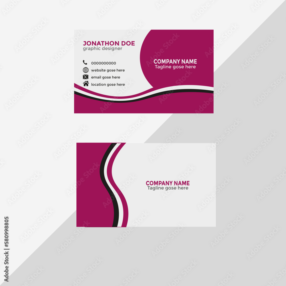 business card template,clean professional business card,visiting card.