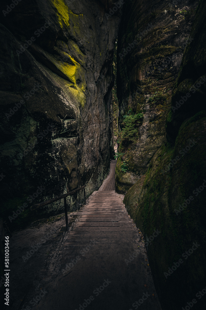 Adršpach Rocks - Adršpach-Teplice Rocks Nature Reserve, Czech Republic - adventure path
