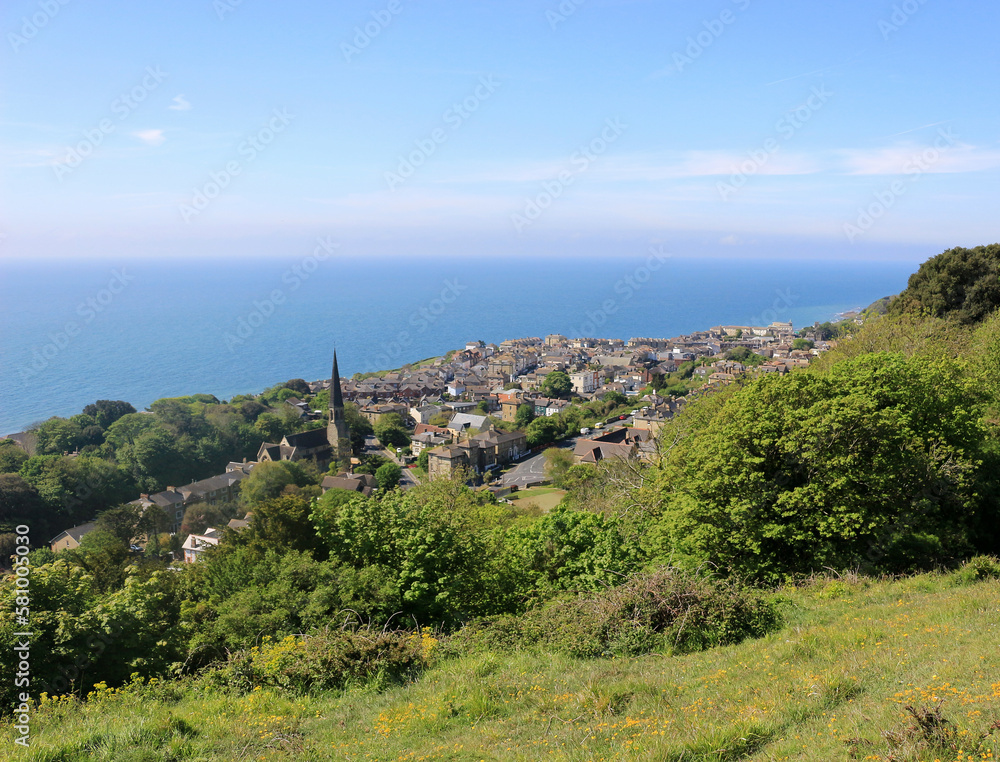 View of Ventnor from Bonchurch Down. View of Ventnor from Bonchurch Down.