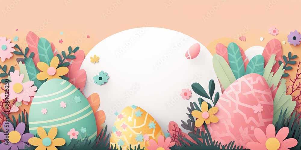 colorful easter eggs, beautiful easter festival eggs, colorful easter background, copy space poster, easter greeting card, easter banner