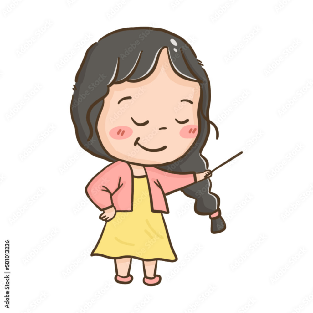 Joyful Little girl Joyful Little girl