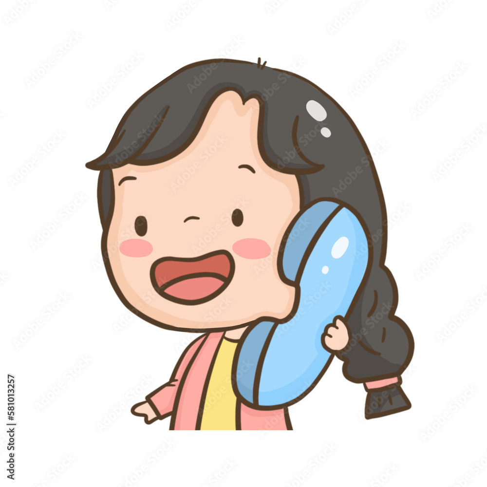 Joyful Little girl Joyful Little girl