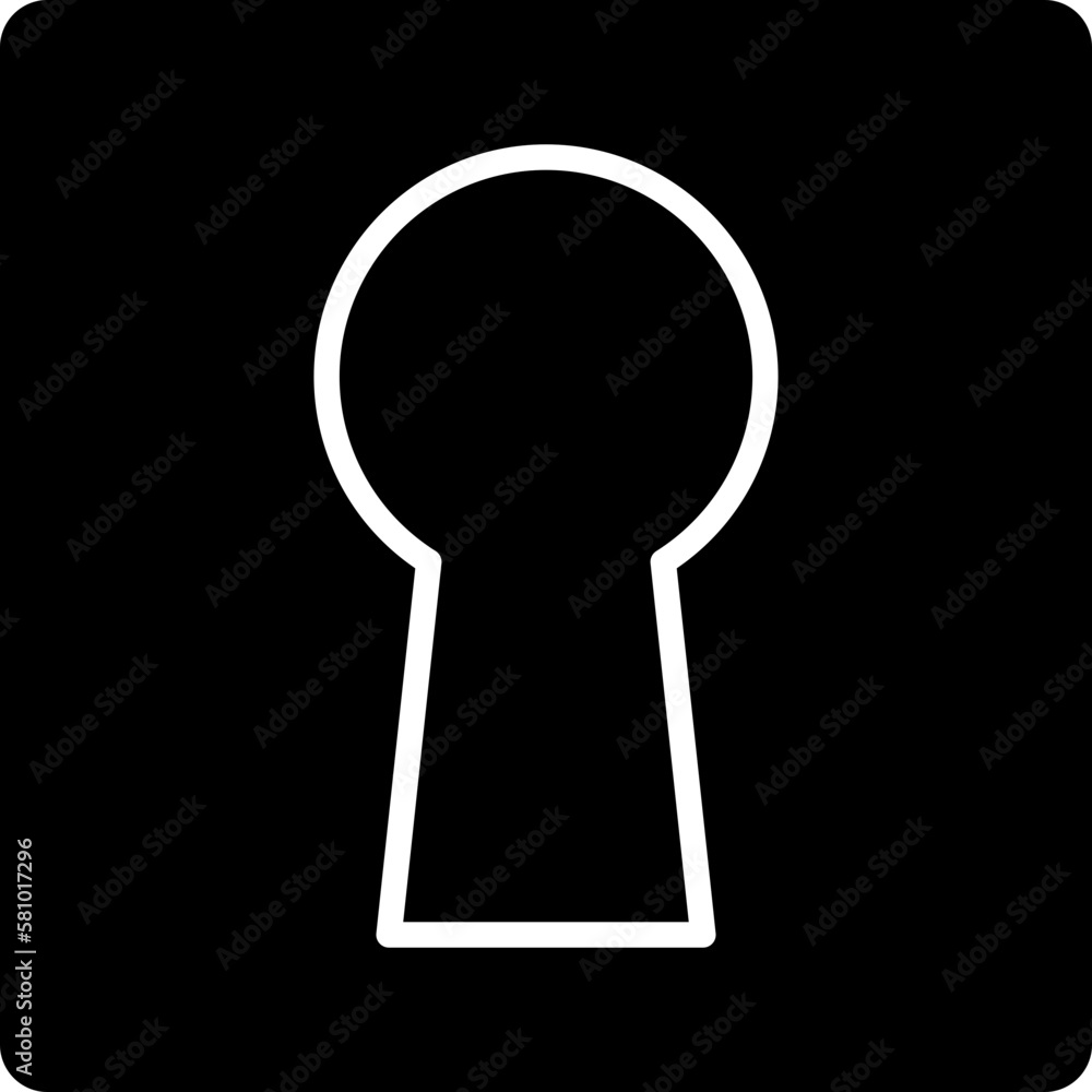 Keyhole Icon Keyhole Icon