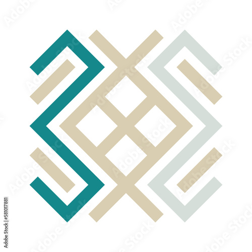 Asemic Glyph writing hieroglyph imitation abstract illustration