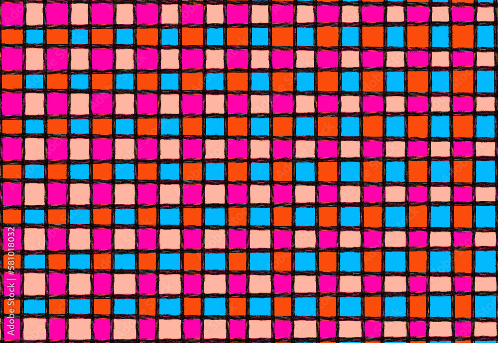 Fototapeta premium abstract background with squares