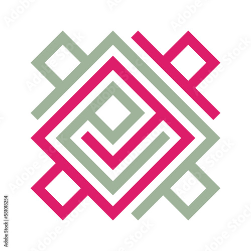 Asemic Glyph writing hieroglyph imitation abstract illustration