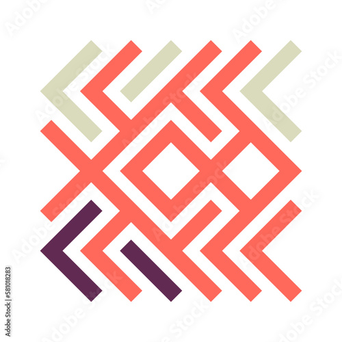 Asemic Glyph writing hieroglyph imitation abstract illustration