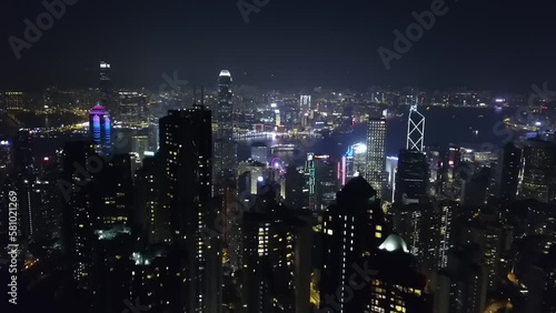 Wallpaper Mural Hong Kong Hong Kong city at night victoria peak  Torontodigital.ca