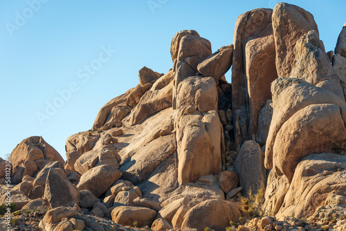 Boulders and Rock Formations at Joshua Tree National Park, California