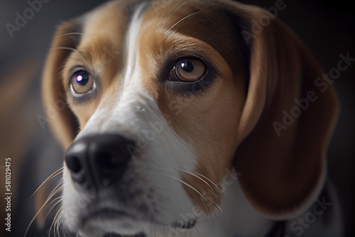 beagle puppy portrait