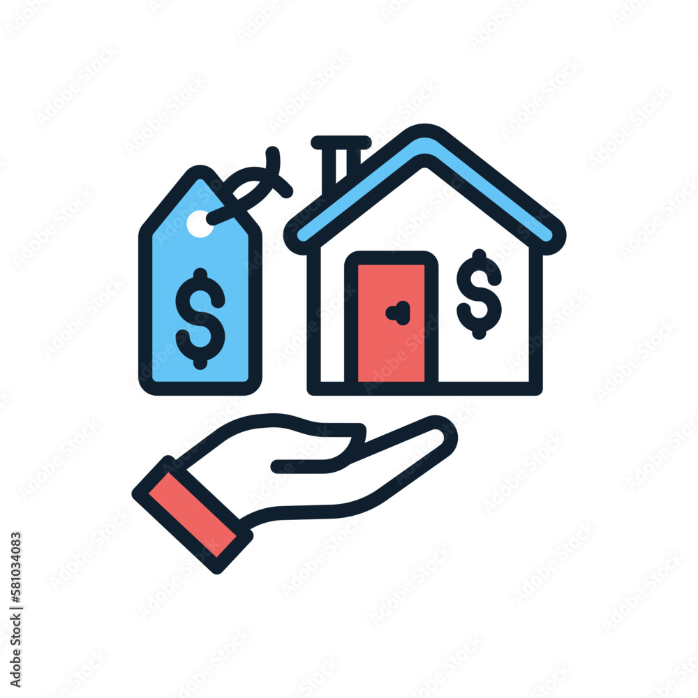 Buy House icon in vector. Illustration Buy House icon in vector. Illustration