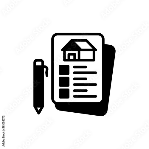 Requirement List icon in vector. Illustration