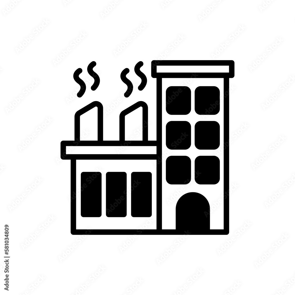 Industrial Park icon in vector. Illustration