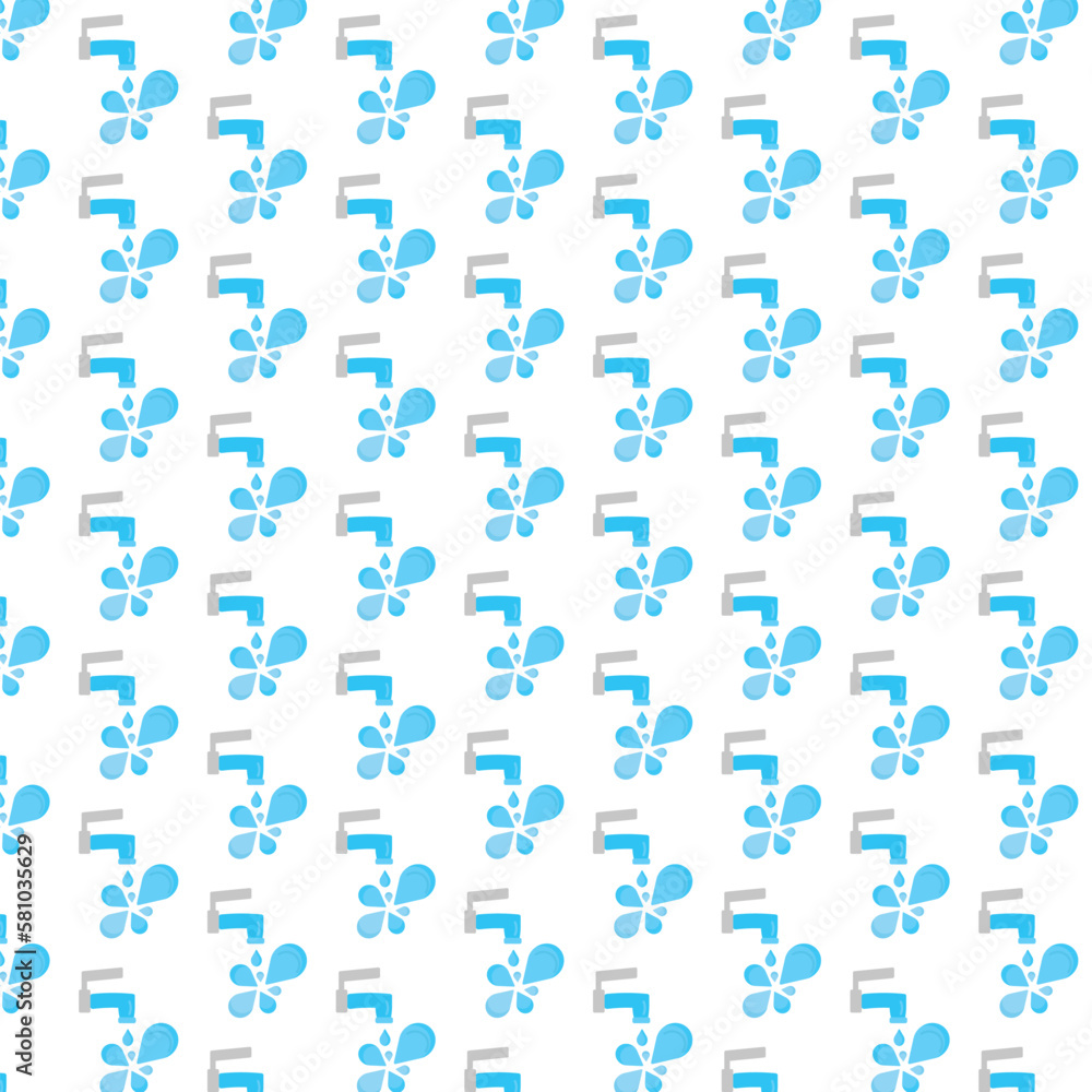 water elements vector pattern