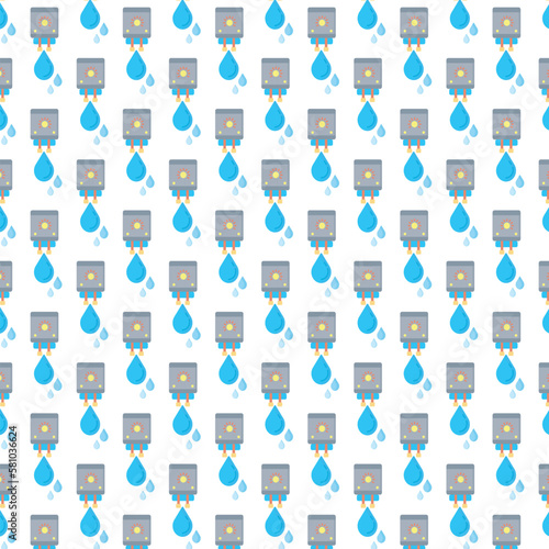 water elements multiple use vector pattern