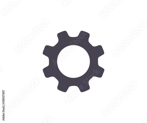 Gear, Cog wheel icon. Gear wheel, Gear setting.  Gear set simple glyph web symbol vector design and illustration.


