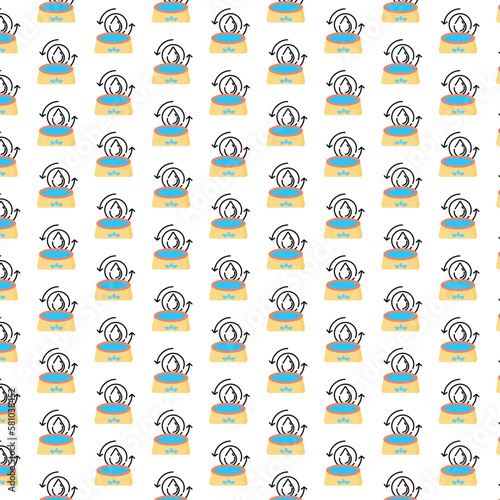 water elements multiple use vector pattern