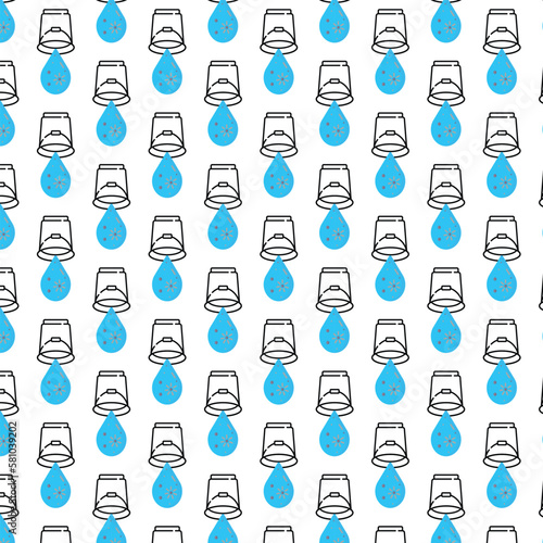 water  elements multiple use vector pattern